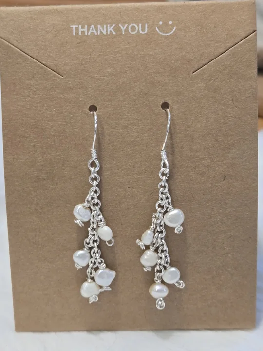 Another view of the Mini Dangle Earrings
